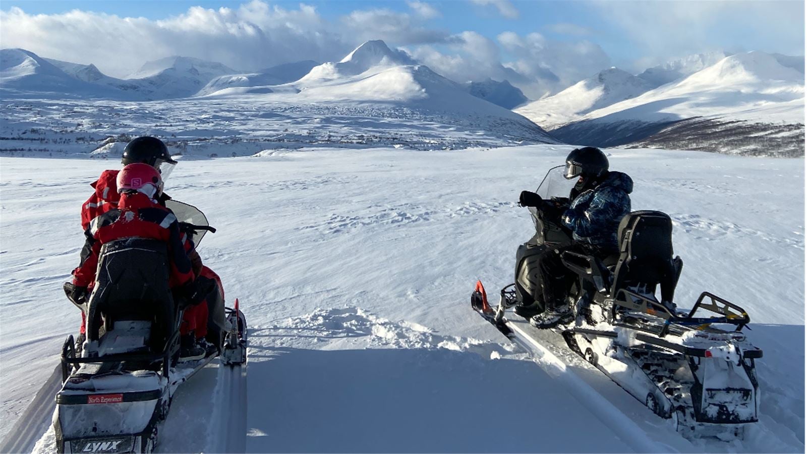 Daytime Snowmobile Safari